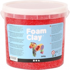 Foam Clay® , Rot, 560g/ 1 Eimer