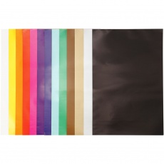 Glanzpapier, 32x48 cm, 80 g, Sortierte Farben, 1x100Bl./ 1 Pck