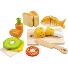 VIGA Lunchbox-Essen zum Schneiden, 17Teile/ 1 Set