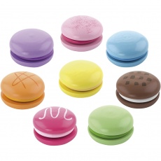 VIGA Holz-Macarons, 4,5 cm, 8Stk/ 1 Pck