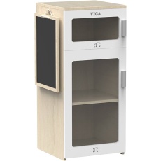 VIGA Spielzeugkühlschrank, H 76 cm, L 34 cm, B 44 cm, 1 Stk