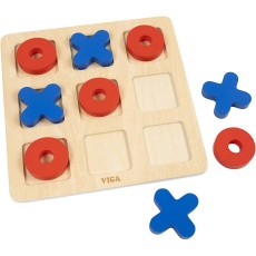 VIGA Tic-Tac-Toe, H 0,9 cm, L 22 , 1Stk/ 1 Stk