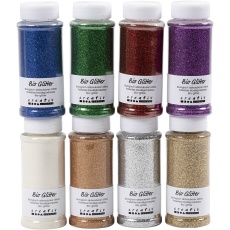 Bio Sparkles, Sortierte Farben, 8x140ml/ 1 Pck