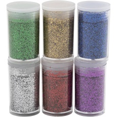 Bio Sparkles, Sortierte Farben, 6x7ml/ 1 Pck