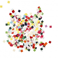 Karton-Mosaik, Quadrat, Größe 10x10 mm, 1x180g/ 1 Pck