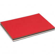 Weihnachts-Karton, A5, Blatt 150x210 mm, 180 g, Sortierte Farben, 60Bl. sort./ 1 Pck