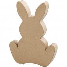 Osterhase, H 18 cm, T 2,5 cm, 1Stk/ 1 Stk