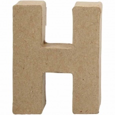 Buchstaben, H, H 10 cm, B 7,6 cm, Dicke 1,7 cm, 1Stk/ 1 Stk