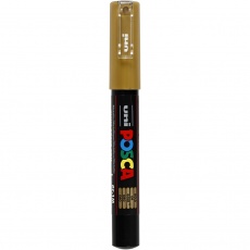 Posca Marker , 0,7 mm, extraFine, Gold, 1 Stk