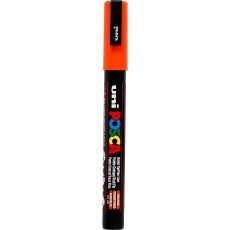 Posca Marker , Strichstärke 0,9-1,3 mm, Orange, 1Stk/ 1 Stk