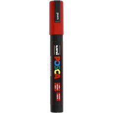 Posca Marker , 2,5 mm, medium, Rot, 1 Stk