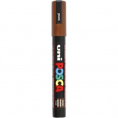 Posca Marker , 2,5 mm, medium, Braun, 1 Stk