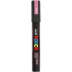 Posca Marker , 2,5 mm, medium, Rosa metallic, 1 Stk