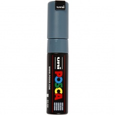 Posca Marker , 8 mm, broad, Schiefergrau, 1 Stk