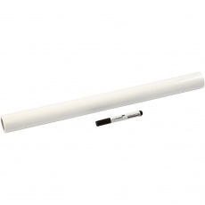 Whiteboard Folie, 80 cm, 60 cm, Weiß, 25Bl./ 1 Rolle