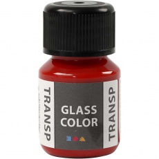 Glass Color Transparent, Rot, 1x30ml/ 1 Fl.