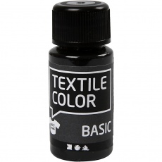 Textilfarbe, Schwarz, 50ml/ 1 Fl.