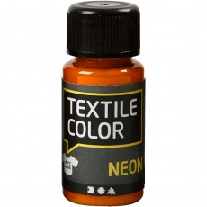 Textilfarbe, Neonorange, 1x50ml/ 1 Fl.