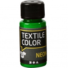 Textilfarbe, Neongrün, 1x50ml/ 1 Fl.