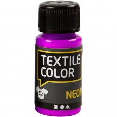 Textilfarbe, Neonlila, 1x50ml/ 1 Fl.