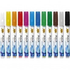 SOLO GOYA Aqua Paint Marker-Sets, Sortierte Farben, 12Stk/ 1 Pck