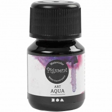 Flüssige Aquarellfarbe, Schwarz, 30ml/ 1 Fl.