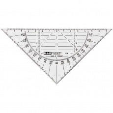 Geodreieck, 16 cm, 1 Stk