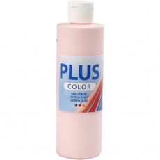 Plus Color Bastelfarbe, Softpink, 250ml/ 1 Fl.