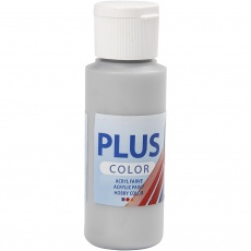 Plus Color Bastelfarbe, Silber, 60 ml/ 1 Fl.