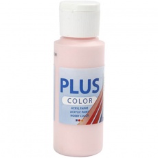 Plus Color Bastelfarbe, Softpink, 60ml/ 1 Fl.