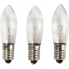 LED-Lämpchen, H 45 mm, D 15 mm, 1x3Stk/ 1 Pck