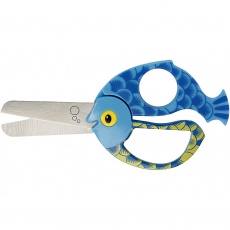 Kinderschere mit Tiermotiv, Fisch, L 13 cm, 1Stk/ 1 Stk