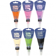 Silk Clay® Creamy , Zusätzliche Farben, 6x35 ml/ 1 Set