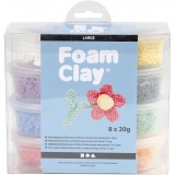 Foam Clay Large, 8x20g/ 1 Pck