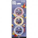 Silk Clay®, Blau, Rot, Gelb, 3x14g/ 1 Pck