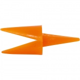 Hühnerschnäbel, L 30 mm, Orange, 50 Stk/ 50 Pck
