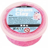 Foam Clay® , Glitter, Pink, 1x35g/ 1 Dose