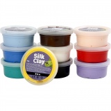 Silk Clay®, Basic 1, Sortierte Farben, 40 g/ 10 Pck