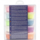 Silk Clay®, Basic 2, Sortierte Farben, 10x40 g/ 1 Pck