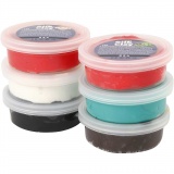 Silk Clay®, Weihnachtsfarben, 14 g/ 6 Pck