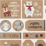 Sticker, Weihnachtssticker, 15x16,5 cm, 1Bl./ 1 Bl.