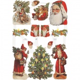 Vintage-Glanzbilder, Weihnachten, 16,5x23,5 cm, 30Bl./ 1 Pck