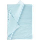 Seidenpapier, 50x70 cm, 17 g, Hellblau, 1x10Bl./ 1 Pck