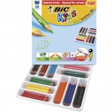 BIC Eco Evolution Buntstifte, Mine 5 mm, Sortierte Farben, 12 Stk/ 1 Pck