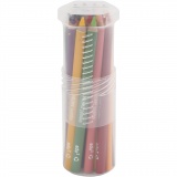 edu3 Jumbo-Buntstifte, Dicke 10 mm, Mine 6,25 mm, Sortierte Farben, 18 Stk/ 1 Pck
