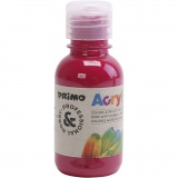 PRIMO Acrylfarbe in ausgezeichneter Qualität, Primärrot, 1x125ml/ 1 Fl.