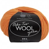 Wolle, L 50 m, Orange, 1x50g/ 1 Knäuel