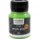Creall Studio Acrylfarbe, Halbdeckend, brilliant green (50), 1x500ml/ 1 Fl.