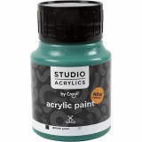Creall Studio Acrylfarbe, Deckend, phtalo green (52), 1x500ml/ 1 Fl.