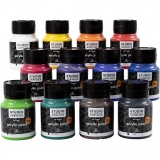 Creall Studio Acrylfarbe, Sortierte Farben, 500 ml/ 12 Pck